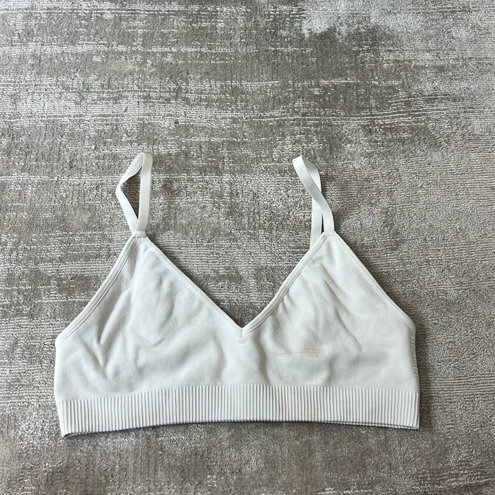 Secondleft Seamless Base Bralette - Light Grey - image 2